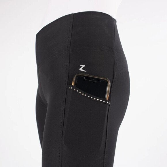 Womens Horze Leah Full Grip Riding Tights Black size 24 - Picture 4 of 10